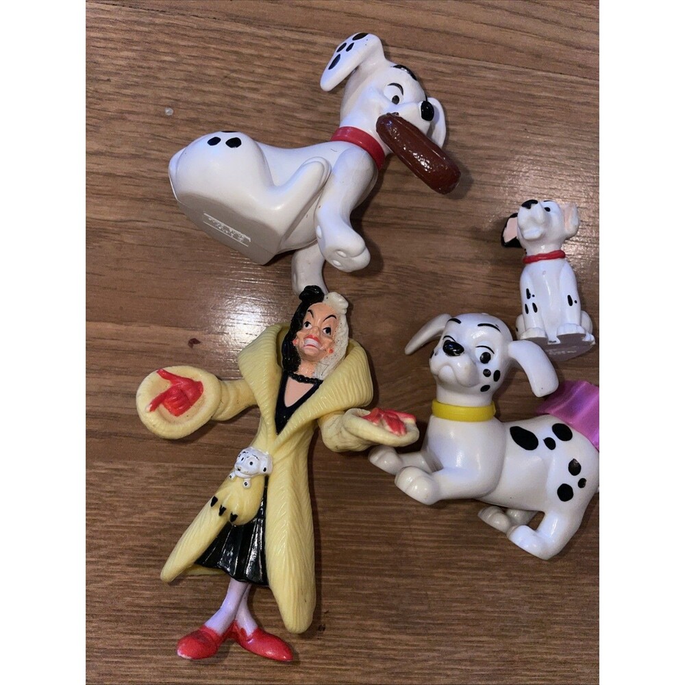Vintage McDonalds Happy meal Toys Disney 101 Dalmations & Cruella Deville - 4pc - Picture 5 of 6